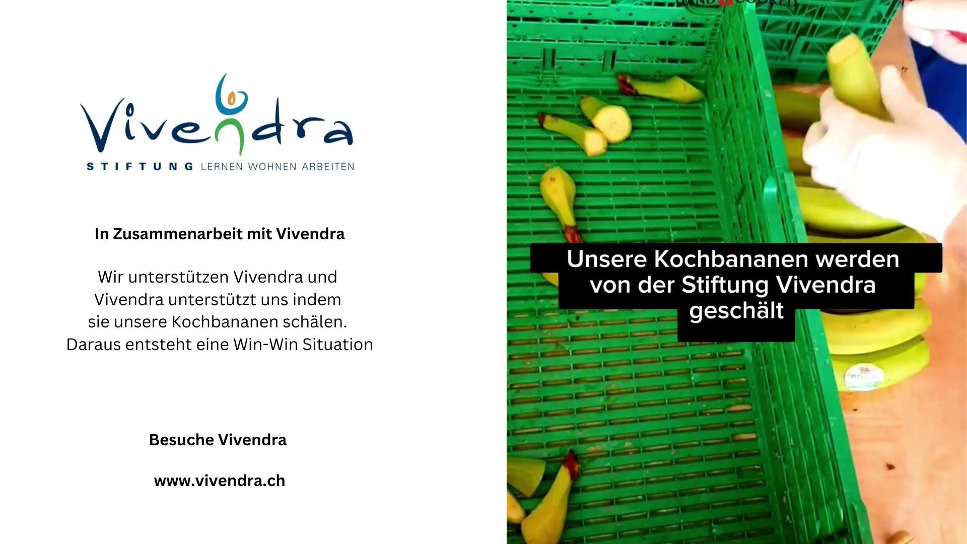 Video laden: Vivendra schält Kochbananen